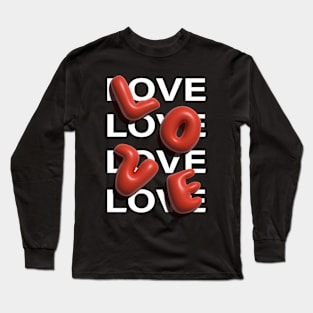 LOVE 3D Long Sleeve T-Shirt